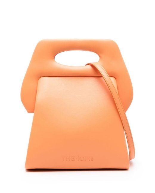 THEMOIRÈ Orange Clori Faux-leather Tote Bag