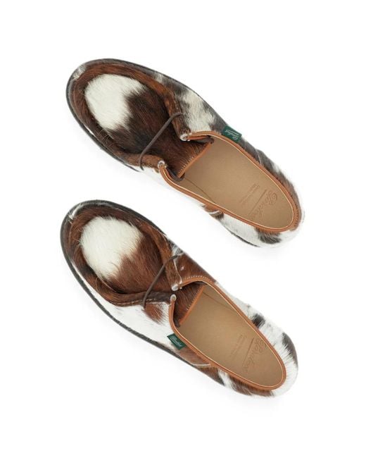 Paraboot Brown Lace-Up Loafers for men