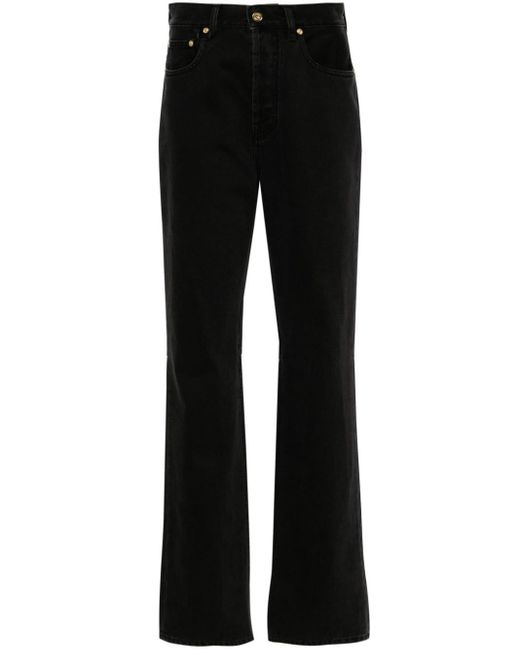 Jacquemus Black De Nimes Droit Straight-leg Jeans - Women's - Regenerative Cotton