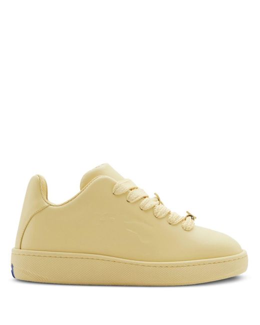 Burberry Natural Box Leather Sneakers
