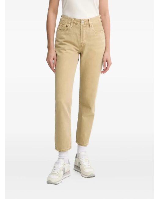 Levi's Natural 501 Straight-Leg Jeans