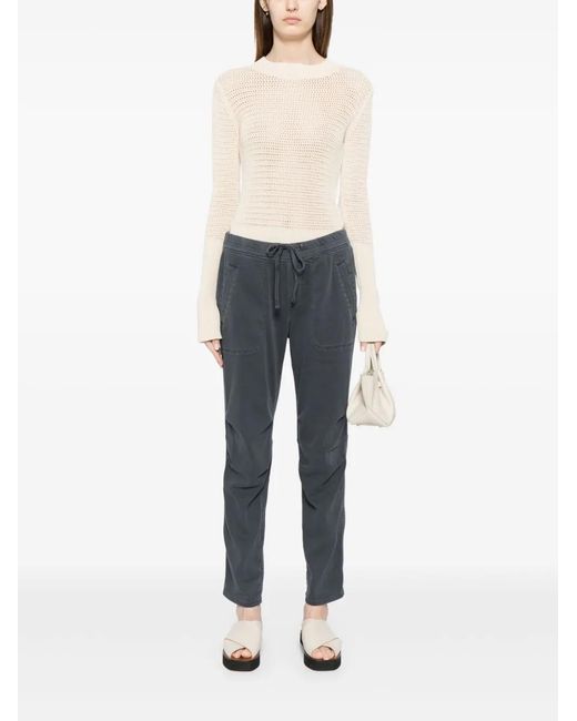 James Perse Blue Soft Drape Trousers