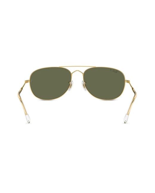 Ray-Ban Green Bain Bridge Pilot-Frame Sunglasses