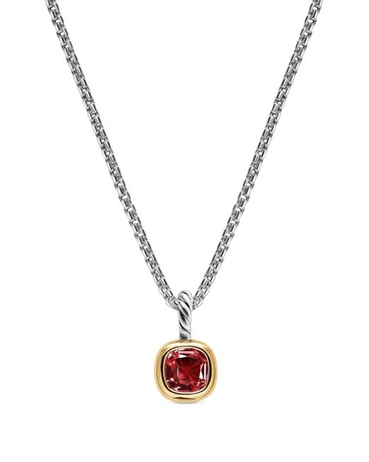 David Yurman Metallic Mini Cushion Cut Amulet