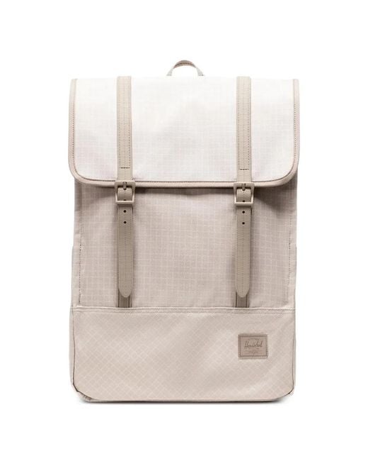 Herschel Supply Co. White Survey Check-Pattern 20L Backpack