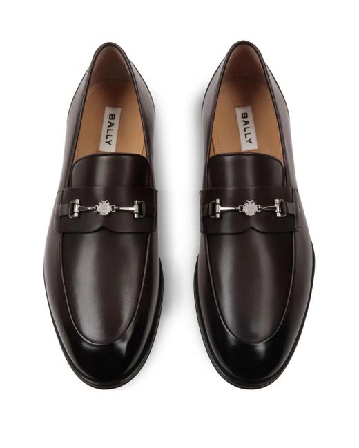 Bally Black Westminster Leather Loafers for men