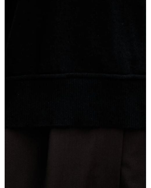 Pull À Col V Benetton en coloris Black