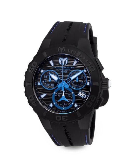 TechnoMarine Black Cruise 44Mm Watch for men
