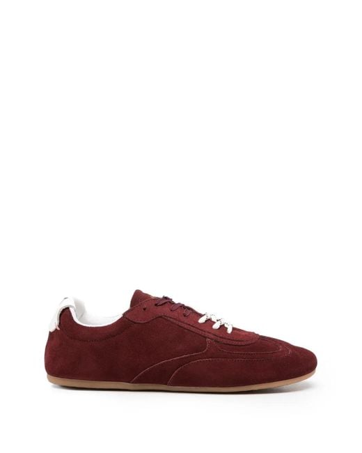 Alohas Red Tb24 Suede Sneakers