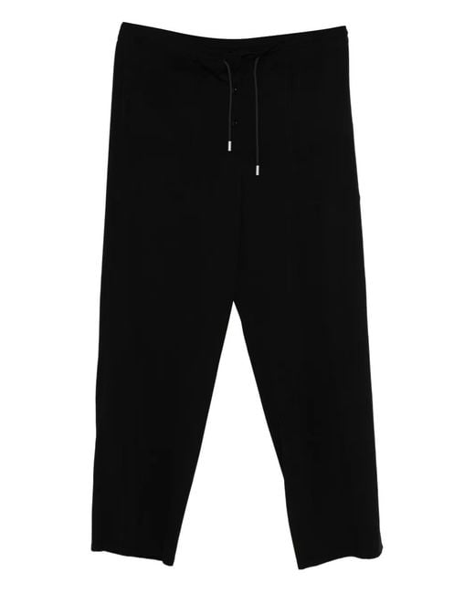 The Row Black Bonnette Trousers - Women's - Wool/polyamide
