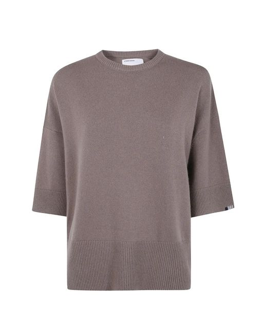 Extreme Cashmere Gray Sassie Cashmere V-Neck Sweater