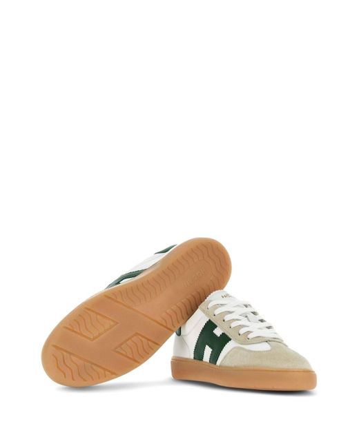 Hogan Cool Sneakers mit Kontrasteinsätzen in Green für Herren