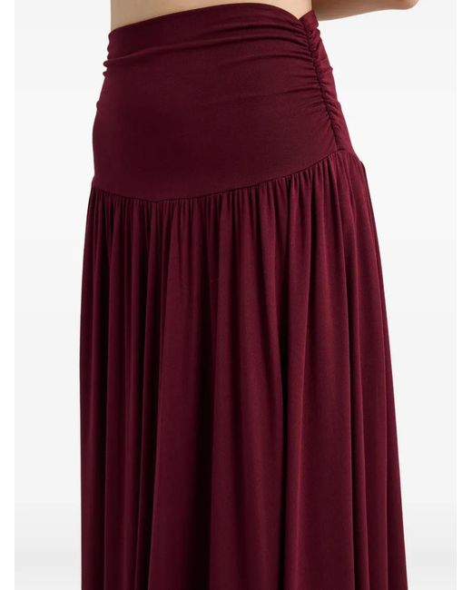 determ Flared Midi Skirt