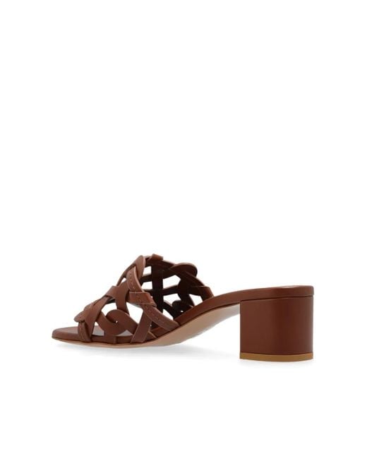 Gianvito Rossi Brown 55Mm Amalfi Sandals