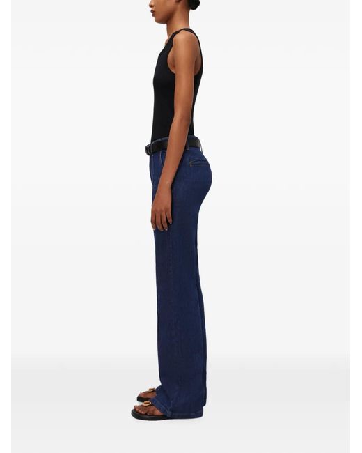 Jonathan Simkhai Black Ribbed Scoop-Neck Tank Top