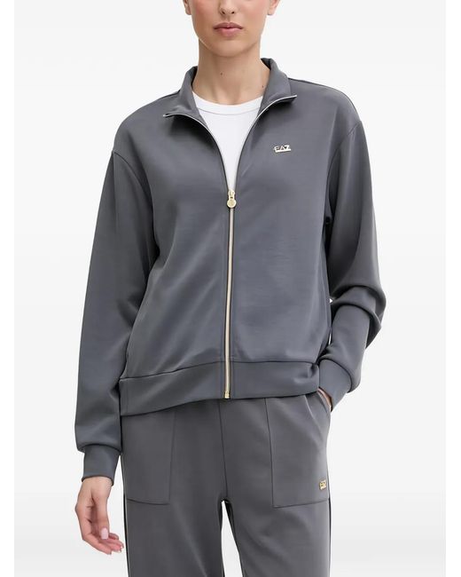 Sudadera Con Cremallera EA7 de color Gray