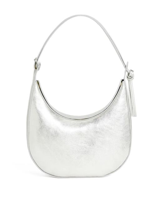 Reformation White Medium Rosetta Shoulder Bag