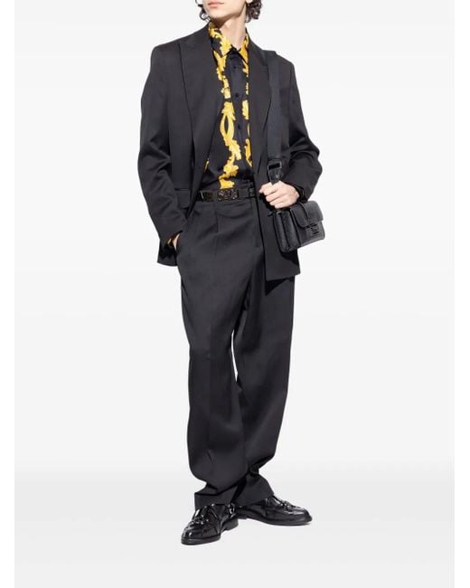 メンズ DSquared² レザーシューズ Black