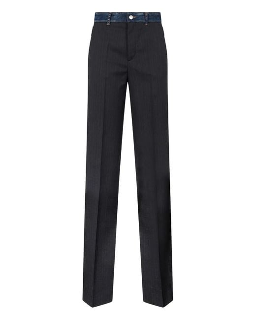 DSquared² Blue Rebel Rider Denim Loose-Fit Trousers