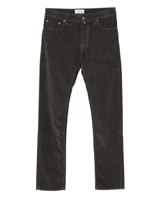 Jacob Cohen Gray Corduroy Trousers for men