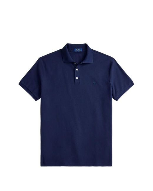 Polo Ralph Lauren Blue Classic Short Sleeves Polo Shirt for men