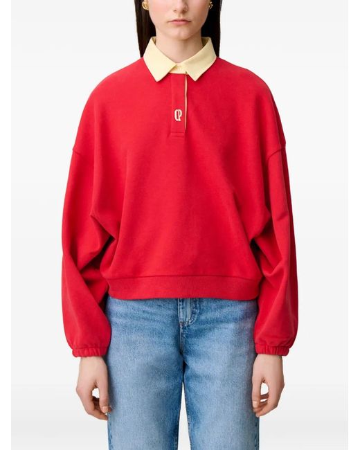 Claudie Pierlot Logo-Embroidered Sweatshirt