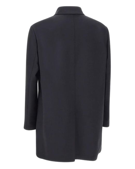 Corneliani Blue Single-Breasted Coat for men