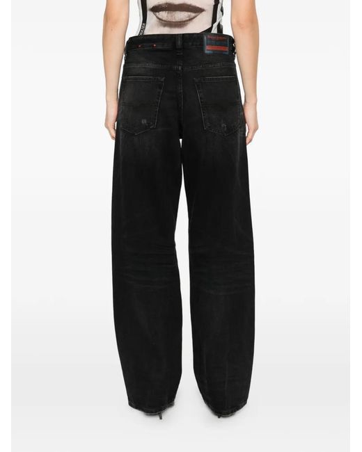 DIESEL Black Relaxed Jeans Low Waist 2001 D-Macro
