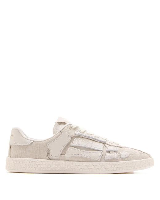 Amiri White Pacific Bones Low-Top Sneakers for men