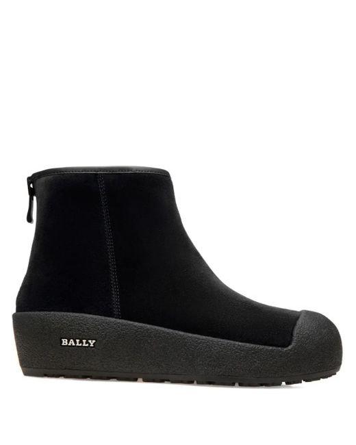 Bally Black Guard Ii Suede Snow Boots