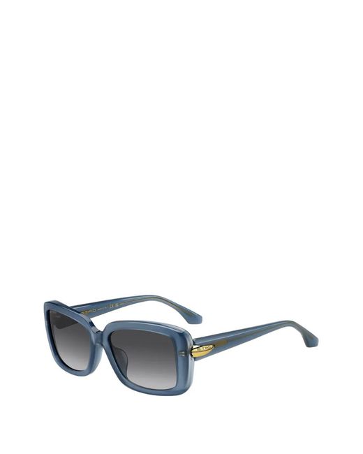 Etro Gray Rectangle-Frame Sunglasses
