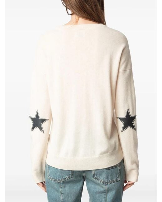 Pull À Patch Cici Zadig & Voltaire en coloris White