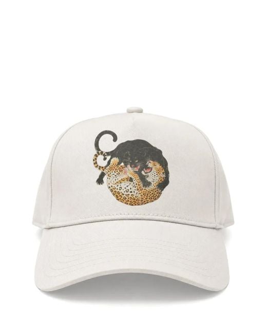 Melt White Graphic-Print Cap for men