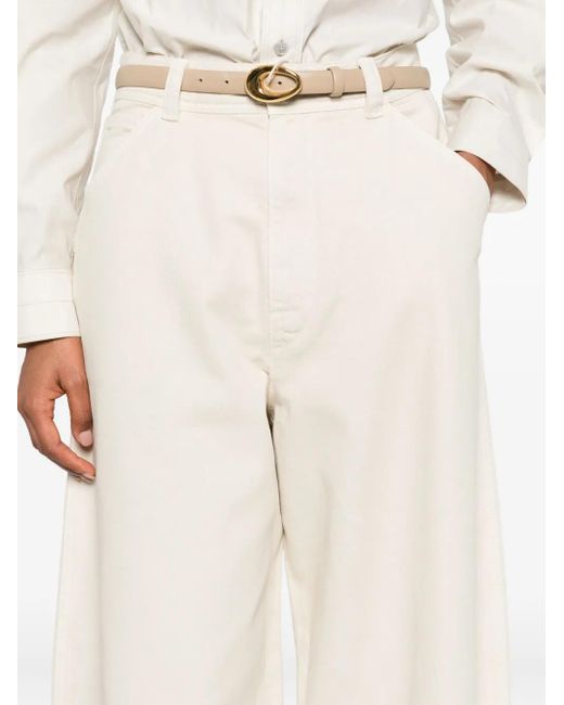 Lemaire White Utility-Pocket Jeans