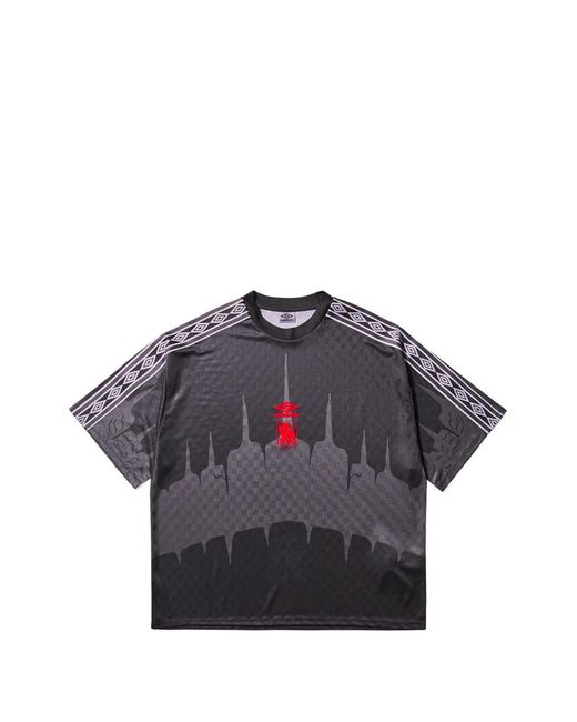 Umbro Blue Logo-Tape T-Shirt for men