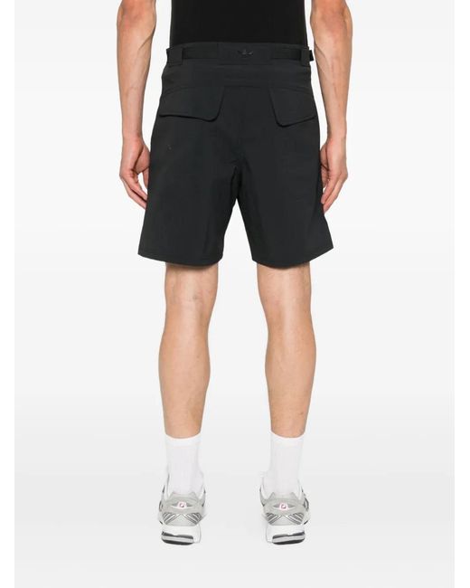 Adidas Black Belted Cargo Shorts for men