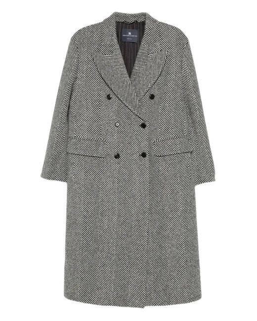 Ermanno Scervino Jack Met Dubbele Rij Knopen in het Gray