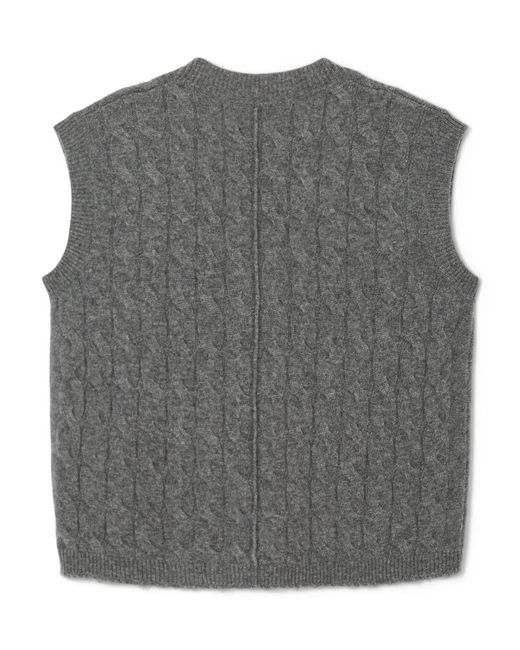 Re/done Gray Top Mit Muster