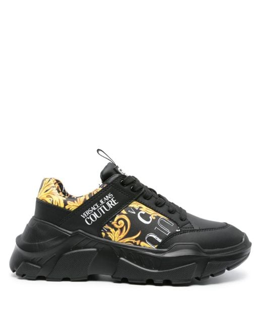 Versace Sneakers mit Ketten-Print in Black für Herren