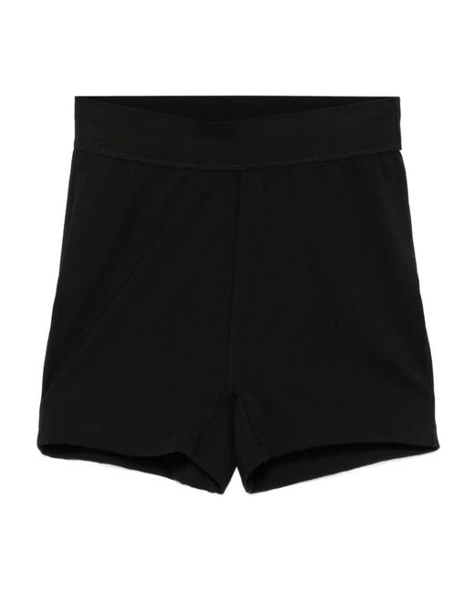 Wardrobe NYC Black High-Rise Shorts