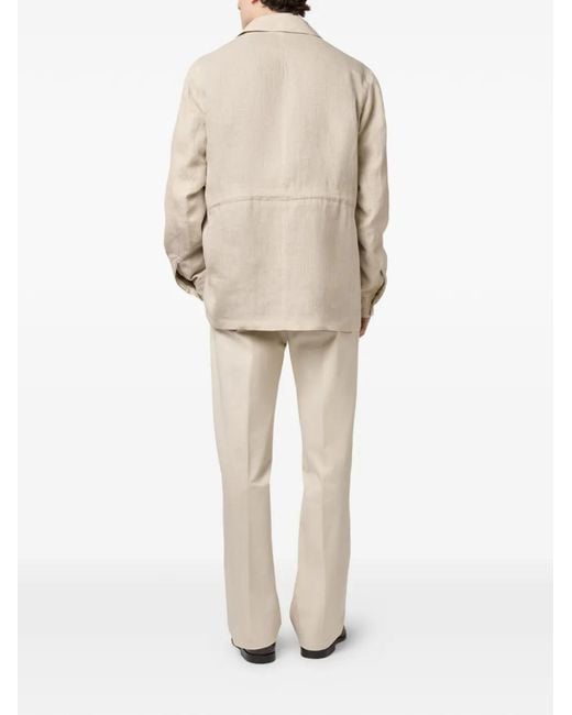 Tod's Natural Multiple-Pocket Field Jacket for men