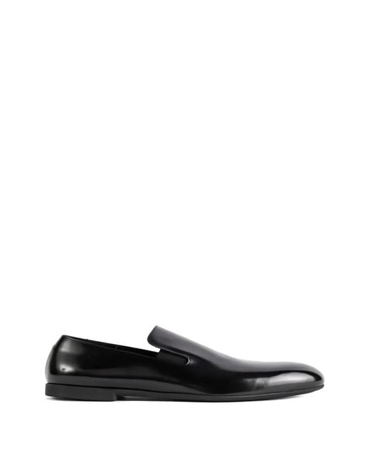 Jil Sander White Leather Loafers for men