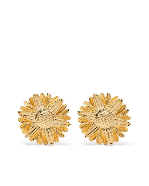 Wouters & Hendrix Metallic Daisy Earrings