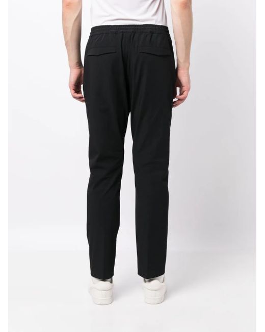 PT Torino Black Travel Trousers for men