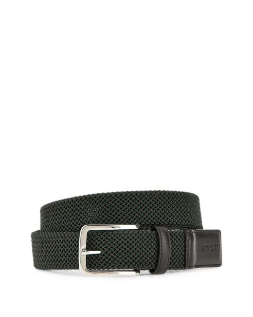 Hogan Gewebter Gürtel in Black für Herren