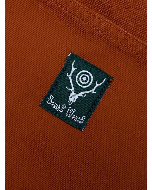 South2 West8 Hose Im Layering-Look in Brown für Herren