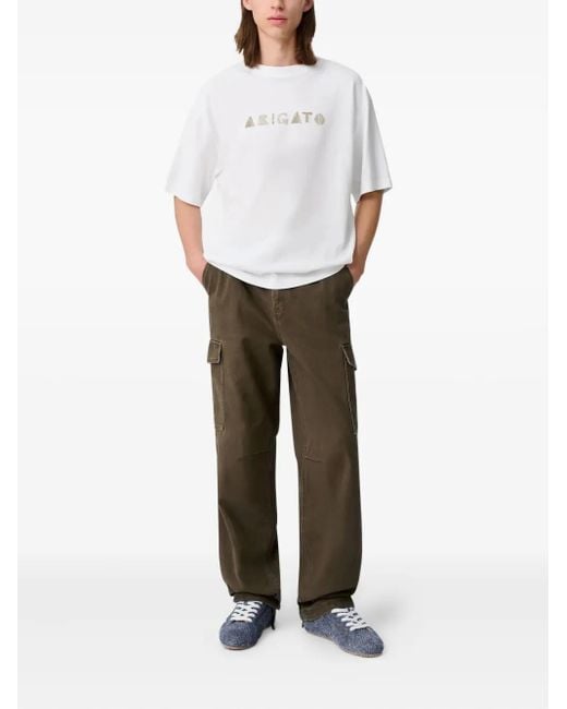 Axel Arigato White Graphic-Print T-Shirt for men