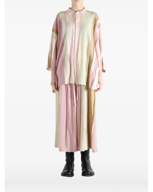 Casey Casey Pink Striped Buttoned Shirt