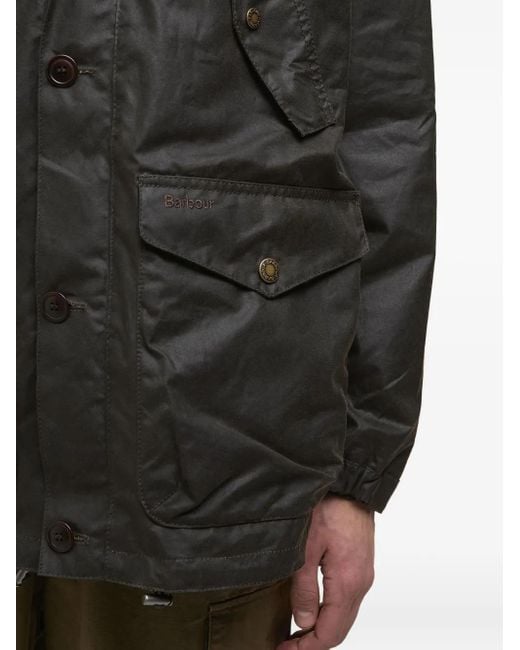 Barbour Gray Endurance Mountain Hooded Jacket for men