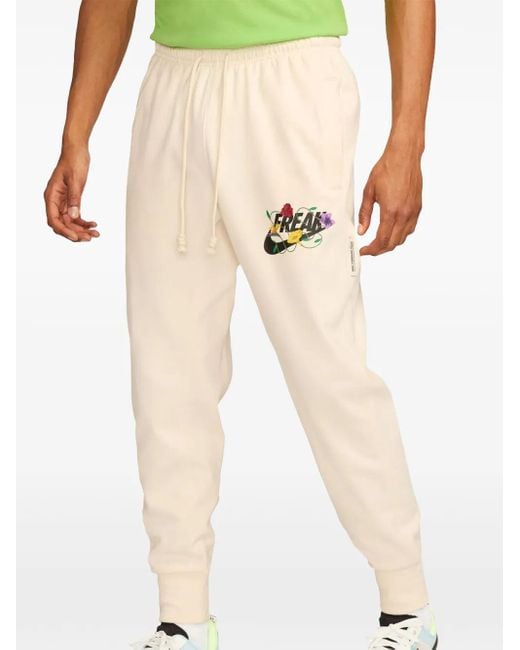 Nike Natural Giannis Standard Issue Dri-Fit "Pale Ivory" Basketball Track Pants for men
